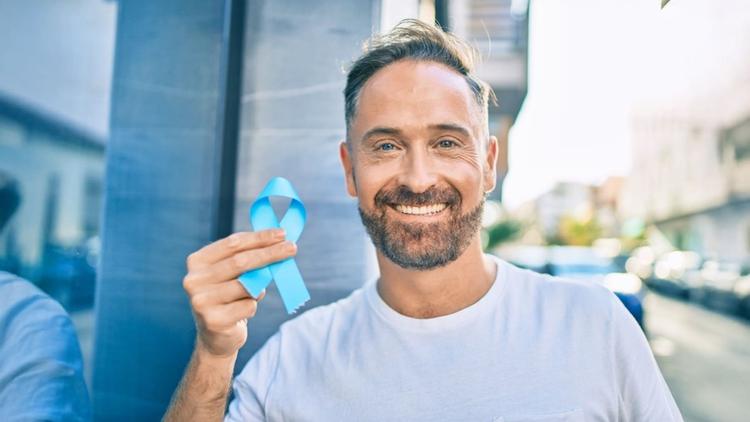 homem na luta contra o câncer